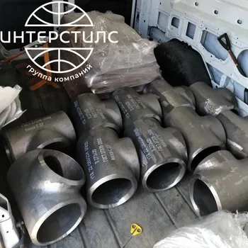 Стальной тройник равнопроходной 76 мм 10 мм 09Г2С ГОСТ 17376-2001 купить в Донецке
